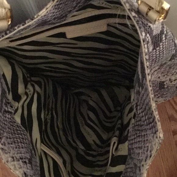 Cynthia Rowley snakeskin Tote - Picture 2 of 5
